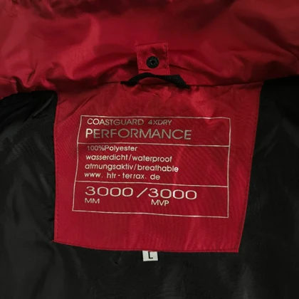 SIZE L-XL بادگیر یونیسکس تاناکورا اورجینال از برند معتبر htr-terrax COASTGUARD آلمان