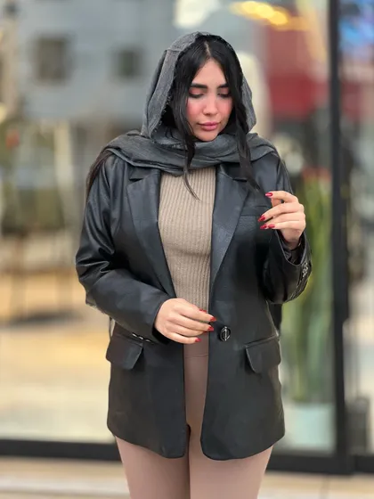 کت چرم آستردار کد 699