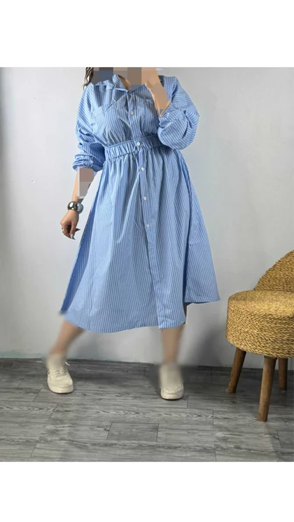 پیراهن عروسکی پینترستی کمرکش 40704