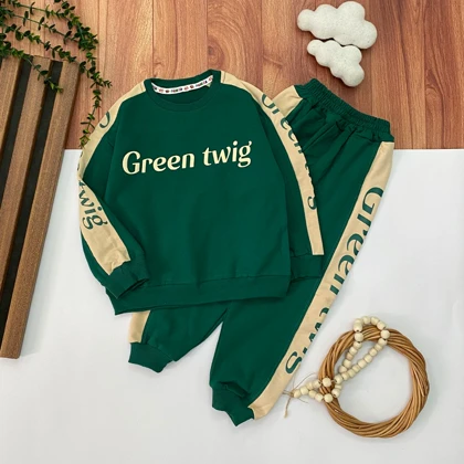 بلوز شلوار دورس مدل گیرین رنج3تا6سال