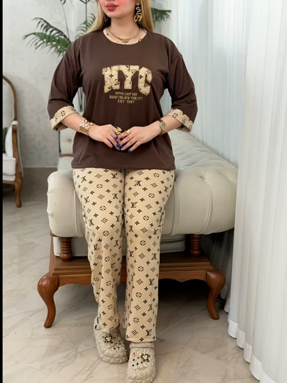 ست پنبه گلدوزی NY کد 3779