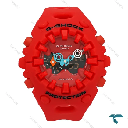 ساعت جیشاک مردانه سری GA-V01 قرمز رنگ GShock-8234-G