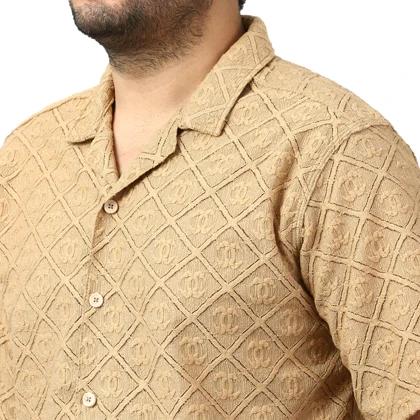 پیراهن آستین کوتاه مراکشی مردانه مدل 62118111