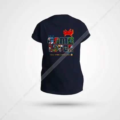 تیشرت گیمینگ طرح Game LOver