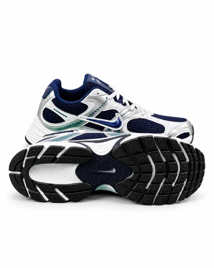 کفش کتانی مردانه رانینگ مدل نایکی V5 سفید سرمه ای Nike V5