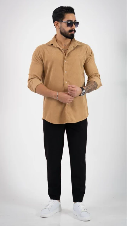 پیراهن مخملی مردانه پاک تن_کد4633