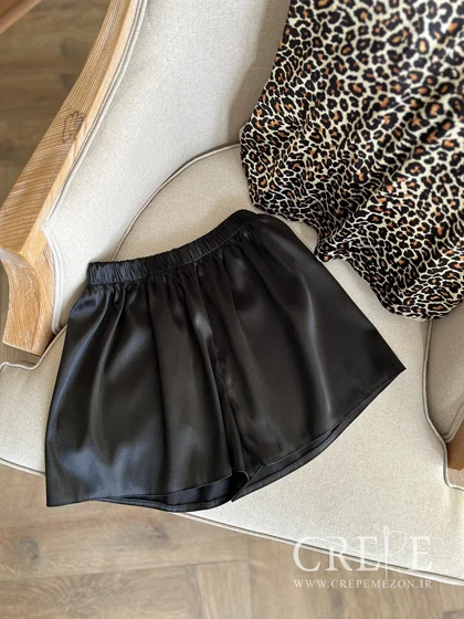 تاپ شلوارک طرح پلنگی