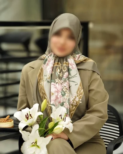 روسری ابریشم توییل مجلسی وارداتی زنانه دخترانه