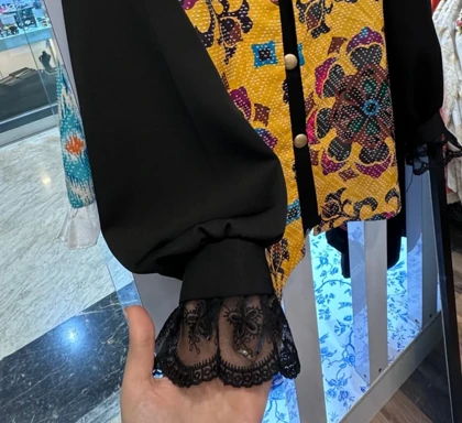 شومیز زنانه مدل مچ دانتل(ارسال فوری)