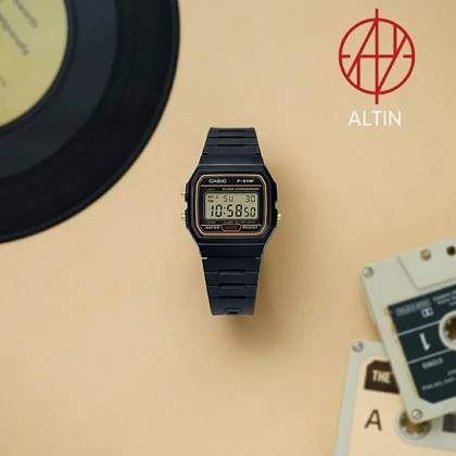 ساعت مچی دیجیتال کاسیو Casio مدل F91WG-9QDF اورجینال با تم طلایی
