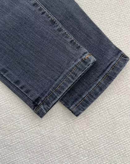 شلوار جین جذب طوسی/ذغالی کد 5484