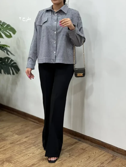 شومیز مجلسی سوزندوزی فیدل