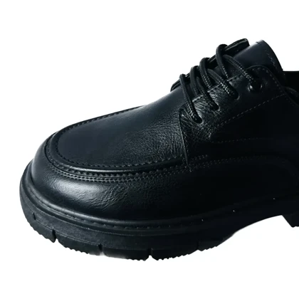 کفش مجلسی مردانه برشکا بندی بغل دوخت دار