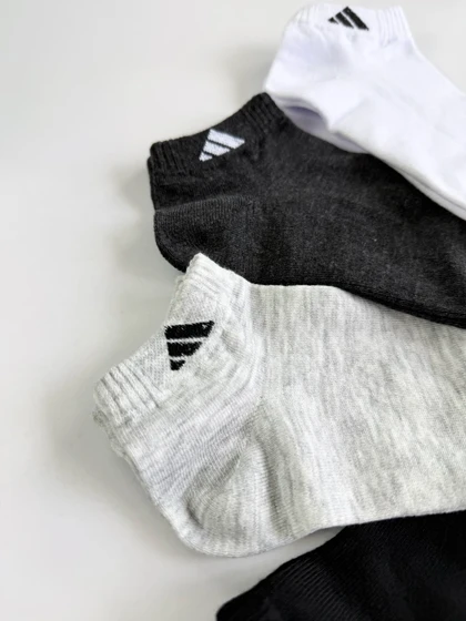 جوراب مچی زنانه نخ پنبه طرح آدیداس Adidas