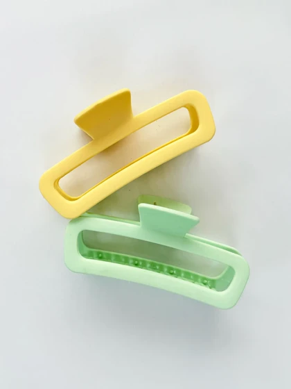 کلیپس مو شمعی مستطیل