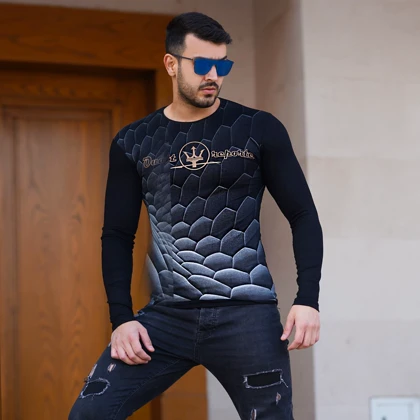بلوز مردانه 3بعدی Maserati