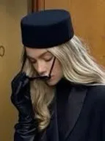 کلاه پیلباکس مشکی
