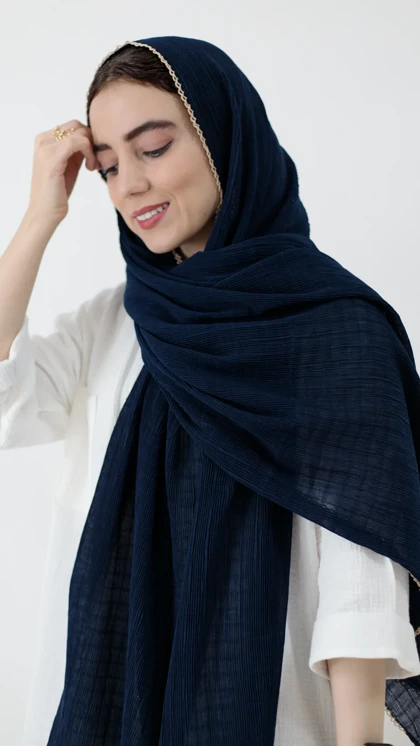 شال سرمه ای