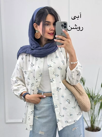 مانتو لینن شکوفه