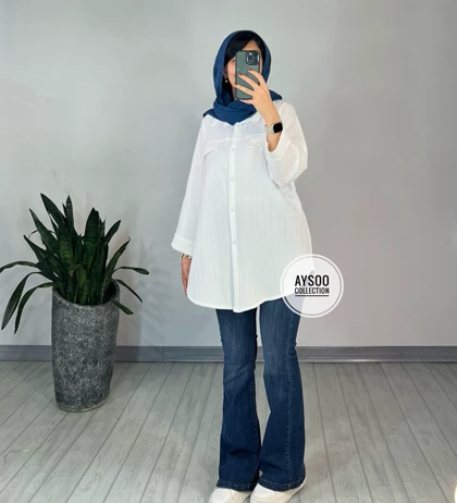 مانتو دکمه دار برکه 3