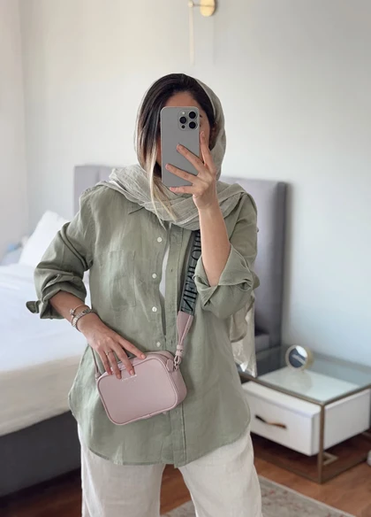 شومیز لینن H&M212