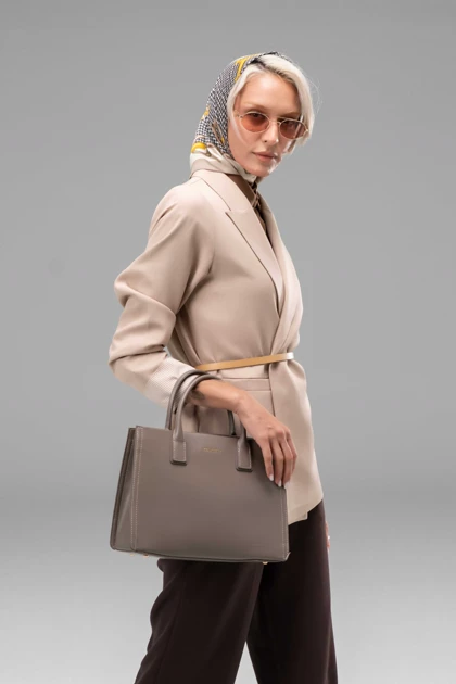 کیف دستی زنانه چرم مصنوعی دسته دار دیوید جونز DAVIDJONES