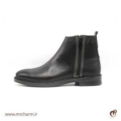 بوت چرم مردانه بغل زیپ اسپرت mrc30099