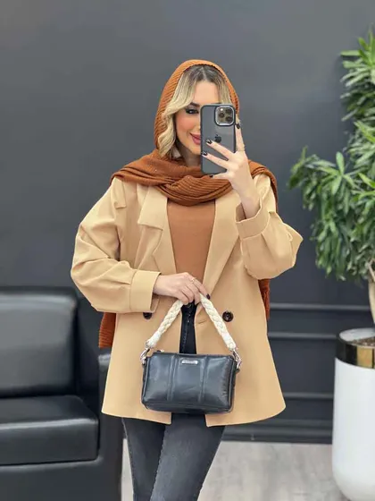 مانتو مازراتی دو دکمه