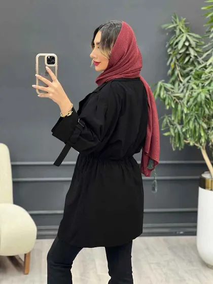 مانتو چهار دکمه صحرا