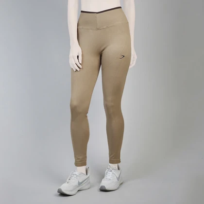 لگ سیملس ورزشی زنانه جیم شارک مدل 4H0273 نسکافه ای