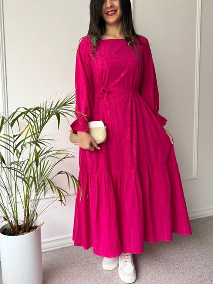 پیراهن حریر آستردار دنیز