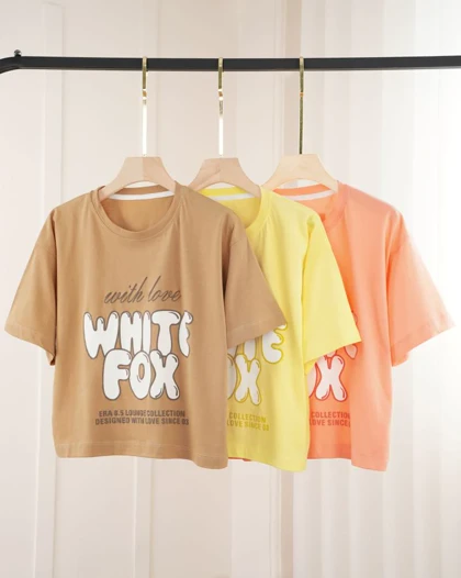 تیشرت رنگی White fox کد 27922