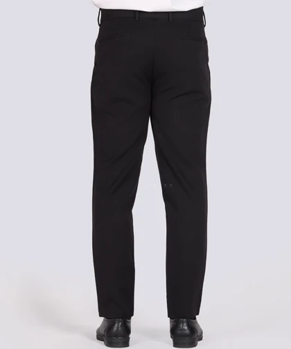 شلوار پارچه ای مام فیت مردانه مشکی 0928