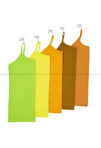 تاپ دوبند ساده رنگی کوچک کد1001225