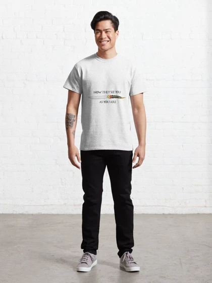تیشرت house of the dragon طرح Now They See You As You Are Classic T-Shirt کد 194933