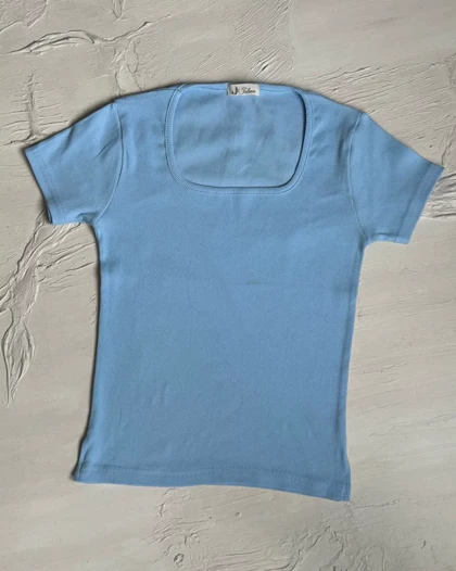 تاپ یقه خشتی بغل چاک  کد 1400183