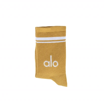 جوراب ورزشی ساق بلند زنانه طرح alo مدل w04011