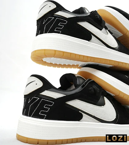 کفش کتانی مردانه مشکی کرم NIKE AIR JORDAN