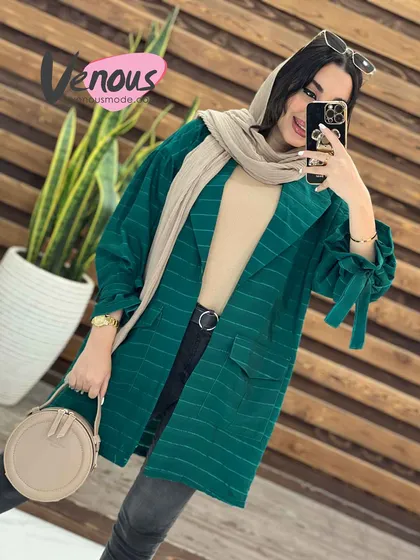 مانتو کتی جیب پاکتی