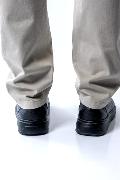 کفش کادیلاک چرم طبیعی یک رنگی مردانه