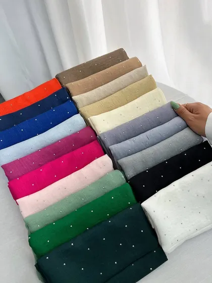 مینی اسکارف اسلپ نگینی 3903