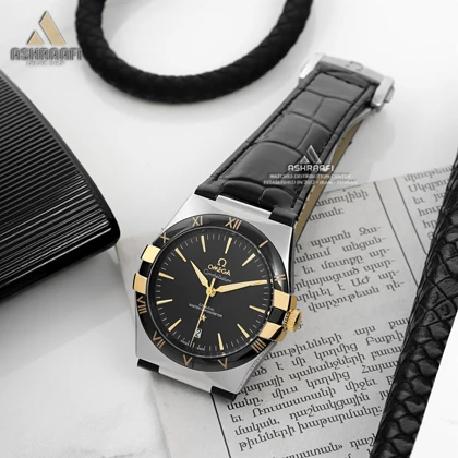 ساعت امگا کانسلیشن بند چرمی Omega Constellation Sedna-SK3