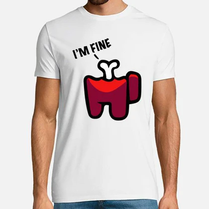 تیشرت با طرح Among us ، Among Us Death Is Well Toy امانگ اس کد 30859