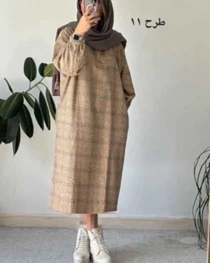 کفتان پشمی چهارخونه دیبا 2