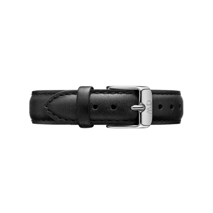 ساعت دنیل ولینگتون زنانه نقره ای مشکی بند چرم DW-4740-32-L