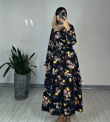 پیراهن مانتویی شکوفه 1