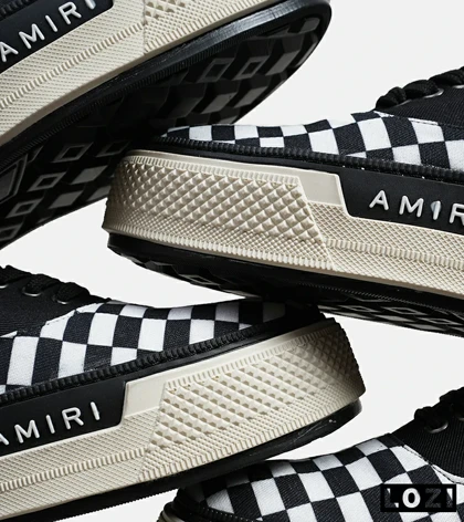 کفش اسنیکرزمشکی Amiri Stars Checkered مدل 5997