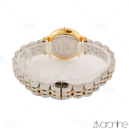 ساعت دنیل ولینگتون پتیت ایندکس نگین طلایی نقره ای 105450