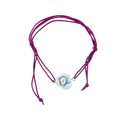 دستبند زنانه طرح گل