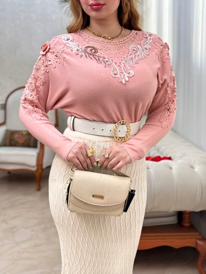 بلوز بافت لاوین 3547